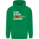 Photography Eat Sleep Photographer Funny Mens 80% Cotton Hoodie Irish Green