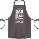 Photography How Your Face Looks Sometimes Cotton Apron 100% Organic Dark Grey