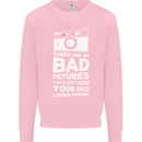 Photography How Your Face Looks Sometimes Kids Sweatshirt Jumper Light Pink