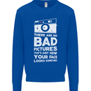 Photography How Your Face Looks Sometimes Kids Sweatshirt Jumper Royal Blue