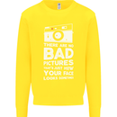 Photography How Your Face Looks Sometimes Kids Sweatshirt Jumper Yellow