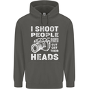 Photography I Shoot People Photographer Childrens Kids Hoodie Storm Grey