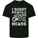 Photography I Shoot People Photographer Kids T-Shirt Childrens Black