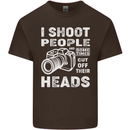 Photography I Shoot People Photographer Kids T-Shirt Childrens Chocolate