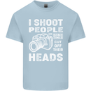 Photography I Shoot People Photographer Kids T-Shirt Childrens Light Blue