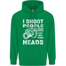 Photography I Shoot People Photographer Mens 80% Cotton Hoodie Irish Green