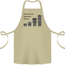 Photography Important Choices Photographer Cotton Apron 100% Organic Khaki