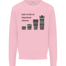 Photography Important Choices Photographer Kids Sweatshirt Jumper Light Pink