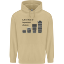 Photography Important Choices Photographer Mens 80% Cotton Hoodie Sand
