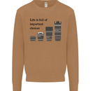 Photography Important Choices Photographer Mens Sweatshirt Jumper Caramel Latte