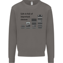 Photography Important Choices Photographer Mens Sweatshirt Jumper Charcoal