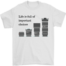 Photography Important Choices Photographer Mens T-Shirt Cotton Gildan White