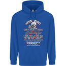 Photography Now Wait Photographer Funny Mens 80% Cotton Hoodie Royal Blue