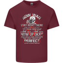 Photography Now Wait Photographer Funny Mens Cotton T-Shirt Tee Top Maroon