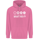 Photography What the F Stop Photographer Childrens Kids Hoodie Azalea