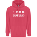 Photography What the F Stop Photographer Childrens Kids Hoodie Heliconia