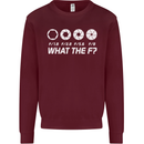 Photography What the F Stop Photographer Kids Sweatshirt Jumper Maroon