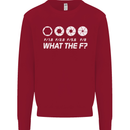 Photography What the F Stop Photographer Kids Sweatshirt Jumper Red