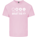 Photography What the F Stop Photographer Kids T-Shirt Childrens Light Pink