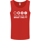 Photography What the F Stop Photographer Mens Vest Tank Top Red
