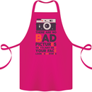 Photography Your Face Funny Photographer Cotton Apron 100% Organic Pink