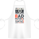 Photography Your Face Funny Photographer Cotton Apron 100% Organic White