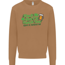 Pinch Me and I'll Punch You St Patricks Day Mens Sweatshirt Jumper Caramel Latte