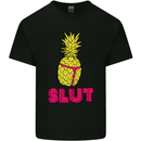 Pineapple Slut Funny Movie Theme Mens Cotton T-Shirt Tee Top Black