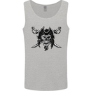 Pirate & Swords Skull Captain Jolly Roger Mens Vest Tank Top Sports Grey