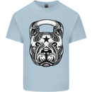 Pitbull Kettlebell Gym Training Top Workout Mens Cotton T-Shirt Tee Top Light Blue