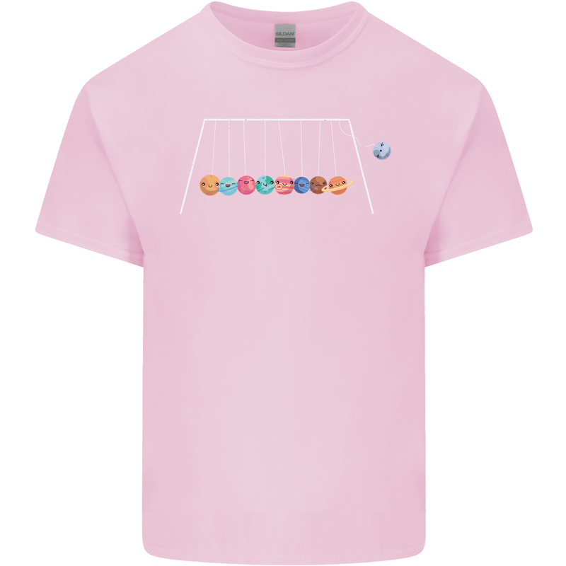 Planets Game Astronomy Space Funny Universe Mens Cotton T-Shirt Tee Top Light Pink