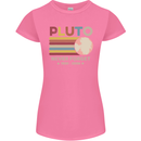 Pluto Never Forget Space Astronomy Planet Womens Petite Cut T-Shirt Azalea