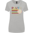 Pluto Never Forget Space Astronomy Planet Womens Wider Cut T-Shirt Sports Grey