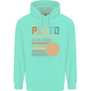 Pluto Never Forget Space Planet Astronomy Childrens Kids Hoodie Peppermint