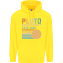Pluto Never Forget Space Planet Astronomy Childrens Kids Hoodie Yellow