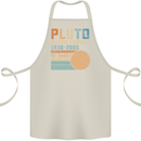 Pluto Never Forget Space Planet Astronomy Cotton Apron 100% Organic Natural