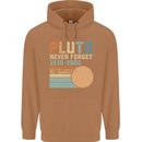 Pluto Never Forget Space Planet Astronomy Mens 80% Cotton Hoodie Caramel Latte