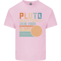 Pluto Never Forget Space Planet Astronomy Mens Cotton T-Shirt Tee Top Light Pink