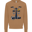 Police Fancy Dress Costume Outfit Stag Do Mens Sweatshirt Jumper Caramel Latte