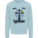 Police Fancy Dress Costume Outfit Stag Do Mens Sweatshirt Jumper Light Blue