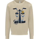 Police Fancy Dress Costume Outfit Stag Do Mens Sweatshirt Jumper Sand
