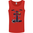 Police Fancy Dress Costume Outfit Stag Do Mens Vest Tank Top Red