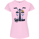 Police Fancy Dress Costume Outfit Stag Do Womens Petite Cut T-Shirt Light Pink