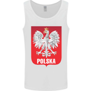 Polska Orzel Poland Flag Polish Football Mens Vest Tank Top White