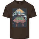 Pool Shark Snooker Player Kids T-Shirt Childrens Chocolate