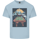 Pool Shark Snooker Player Kids T-Shirt Childrens Light Blue
