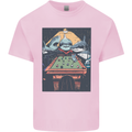 Pool Shark Snooker Player Kids T-Shirt Childrens Light Pink