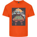Pool Shark Snooker Player Kids T-Shirt Childrens Orange