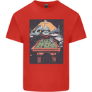 Pool Shark Snooker Player Kids T-Shirt Childrens Red