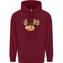 Potato Murder Funny Food BBQ Chef Mens 80% Cotton Hoodie Maroon